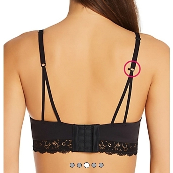 NEW! MAIDENFORM Pure Comfort Convertible Wireless Lace Bralette 34D. - Picture 4 of 10